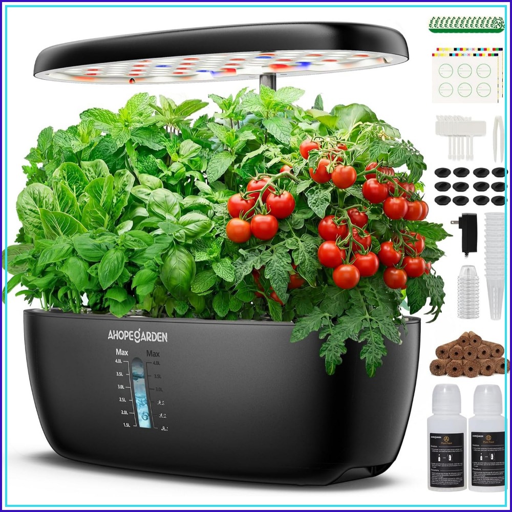 Hydroponic Kit - 12 Pod Hydroponic Garden with LED