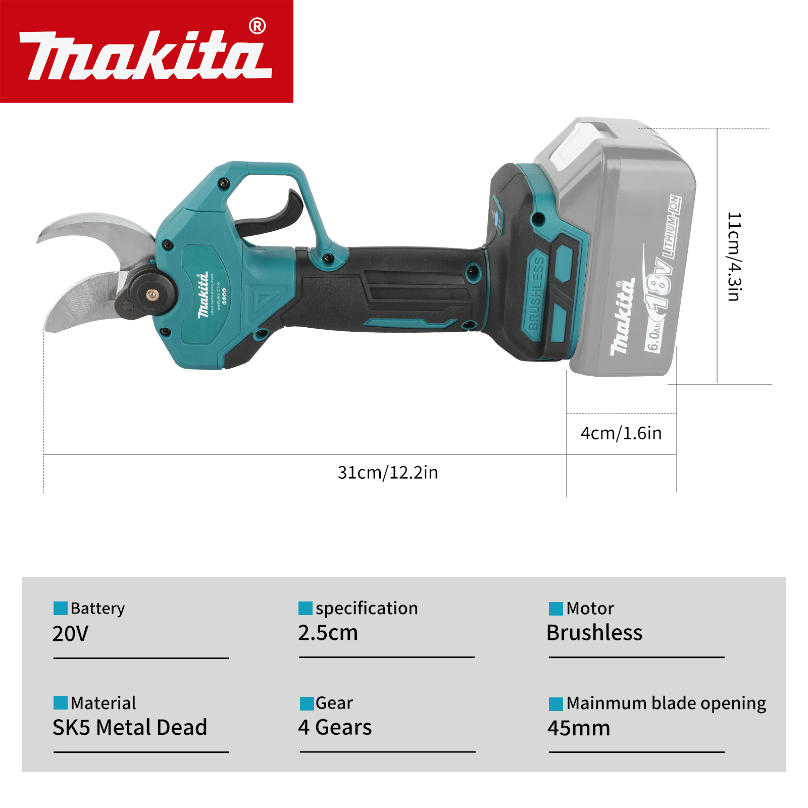Cordless Electric Pruning Shea - Pruning Shears ulasan dan harga