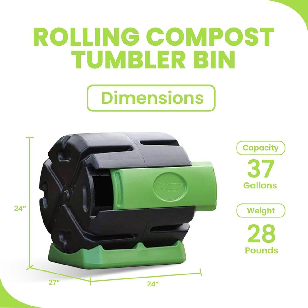 Single Chamber Outdoor Rotatin - Compost Bin ulasan dan harga
