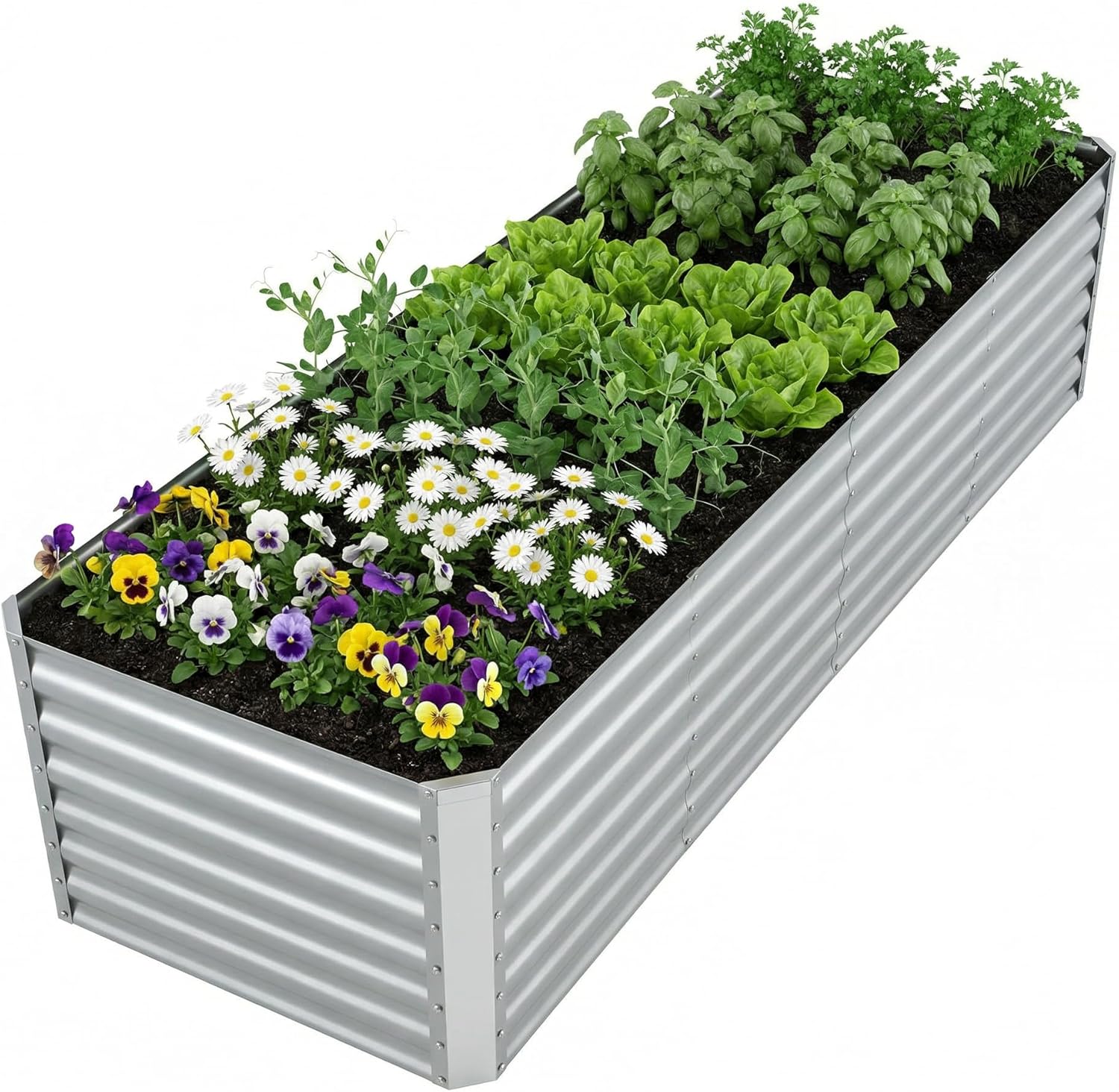 Outdoor Galvanized Raised Gard - Raised Garden Bed ulasan dan harga