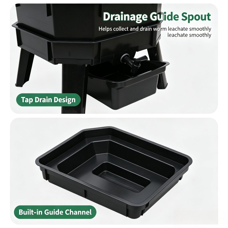 Worm Composter Bin for Kitchen - Compost Bin ulasan dan harga