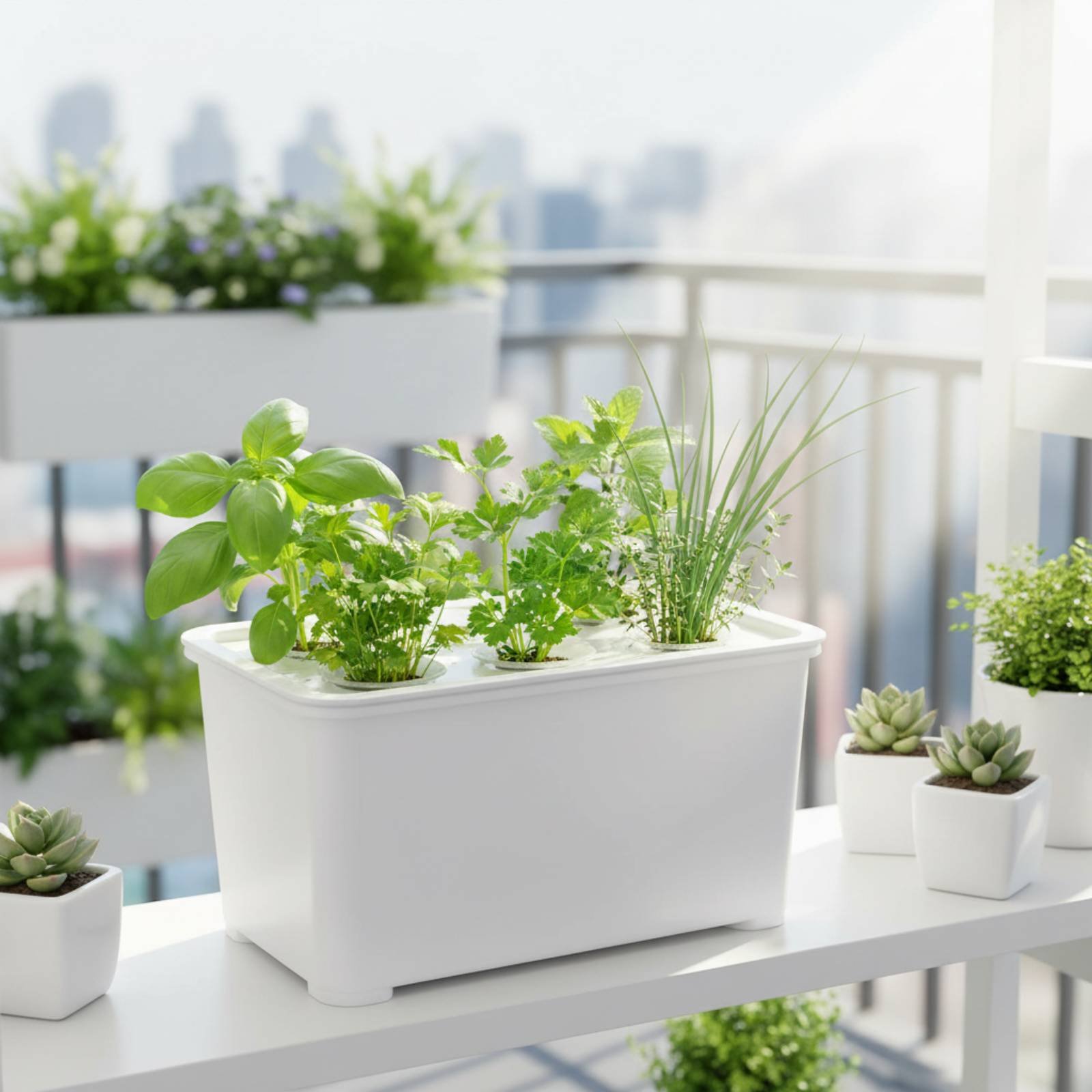 Hydroponic Planting Box Sunlig - Hydroponic Kit ulasan dan harga