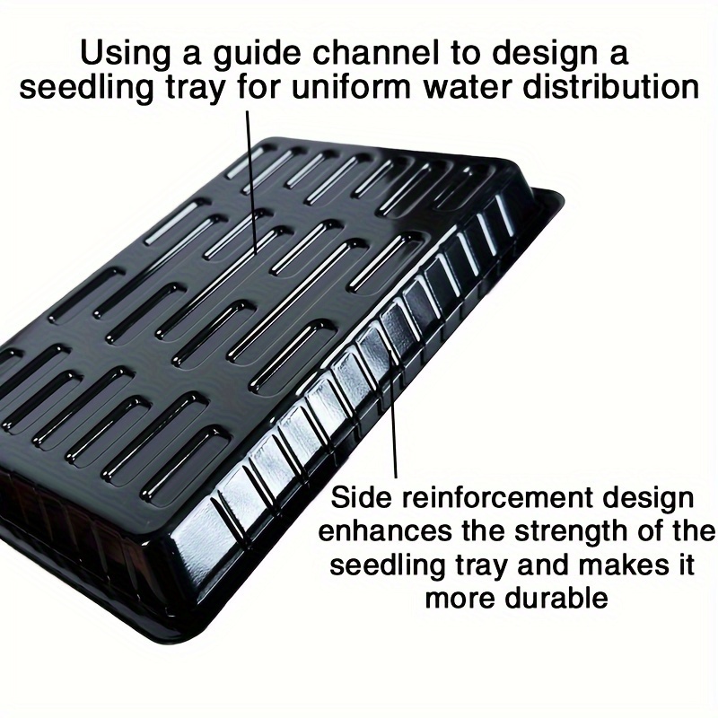 1Pc Durable Black PET Plastic  - Seed Starter Tray ulasan dan harga
