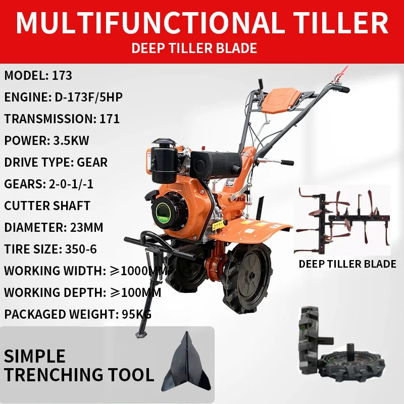 Mini Tiller/Rotary Tiller—Mult - Pruning Shears ulasan dan harga