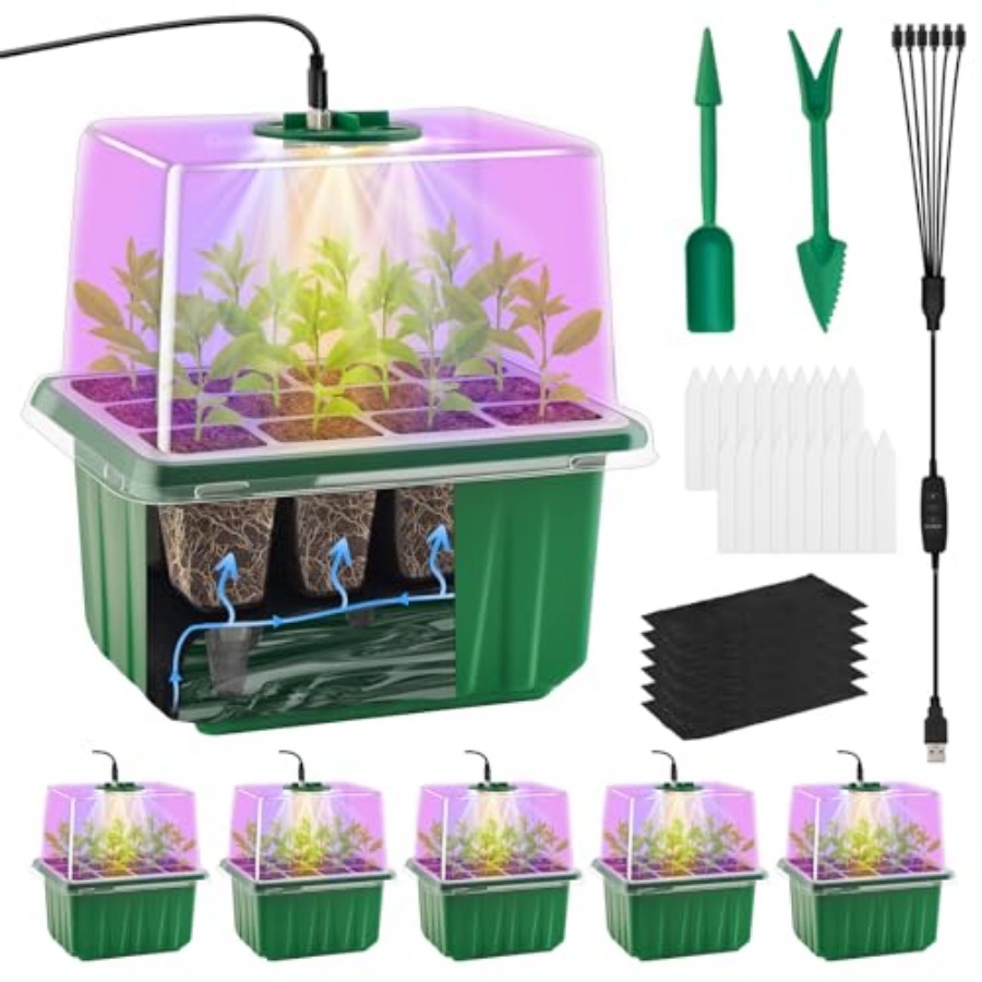 Seed Starter Tray with Light,  - Seed Starter Tray ulasan dan harga