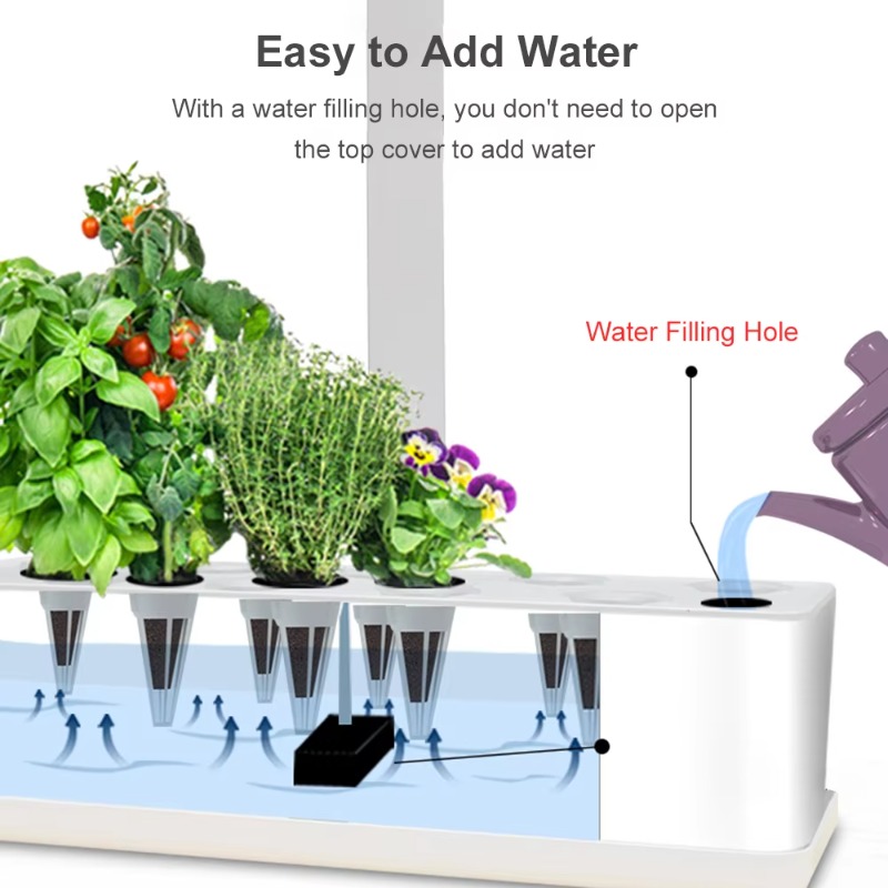 9 Pods Smart Hydroponics Growi - Hydroponic Kit ulasan dan harga
