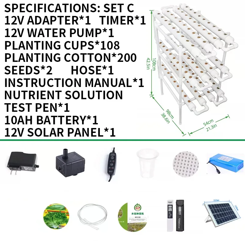 Soilless Growing System Kit, P - Hydroponic Kit ulasan dan harga