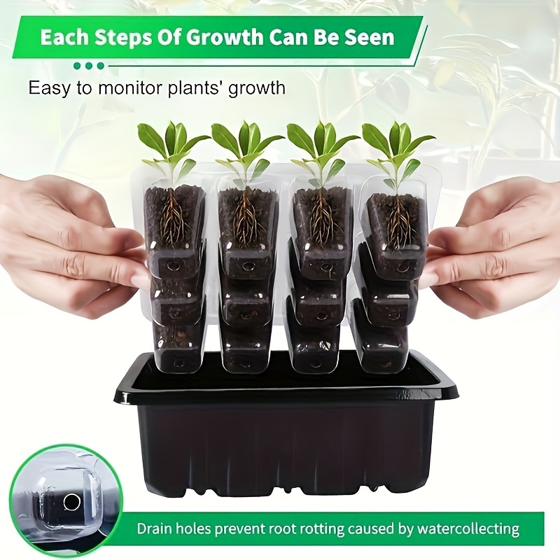 1/2/3-Pack 12/24/36-Cell Seed  - Seed Starter Tray ulasan dan harga
