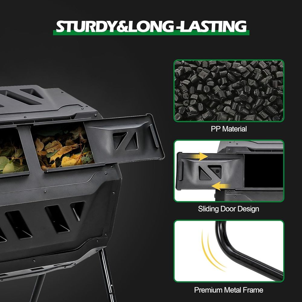 43 Gallon Compost Tumbler Bin  - Compost Bin ulasan dan harga