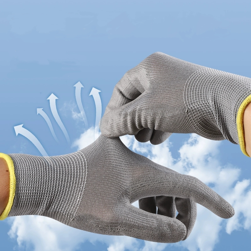 20PCS Safety Work Gloves PU Pa - Garden Gloves ulasan dan harga