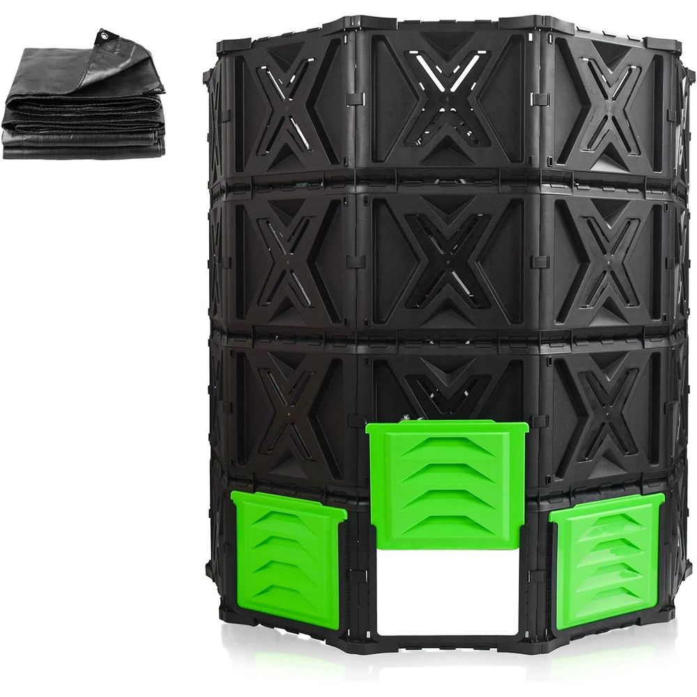XXL Large Compost Bin Outdoor- - Compost Bin ulasan dan harga