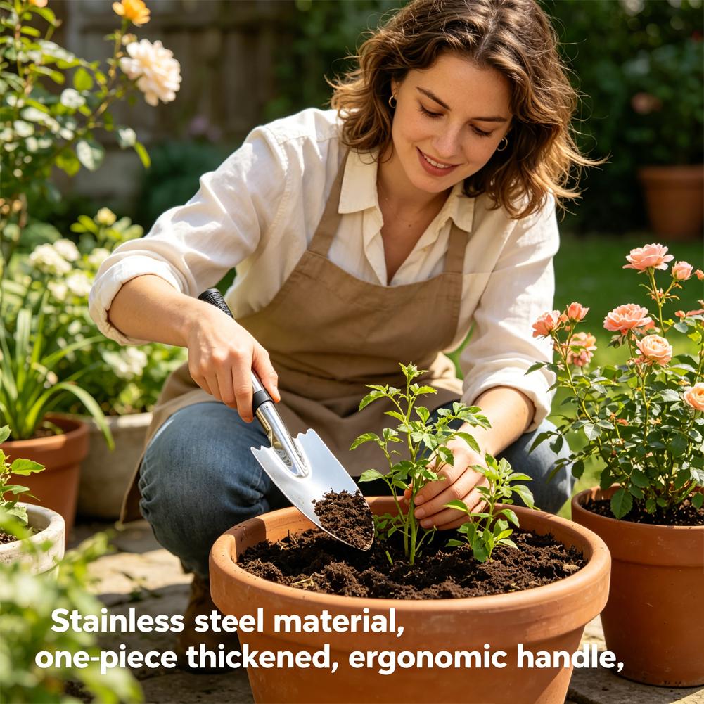 Stainless Steel Gardening Shov - Trowel Garden Tools ulasan dan harga