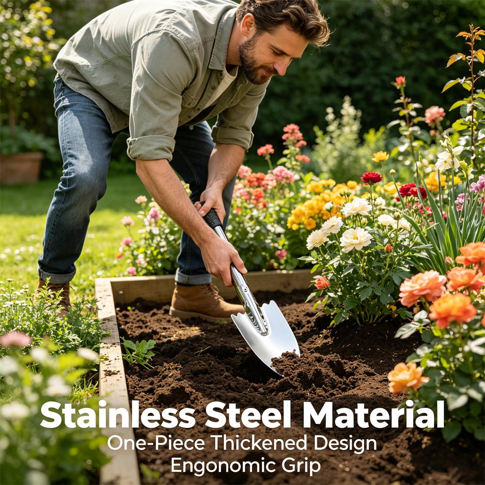 Stainless Steel Gardening Shov - Trowel Garden Tools ulasan dan harga