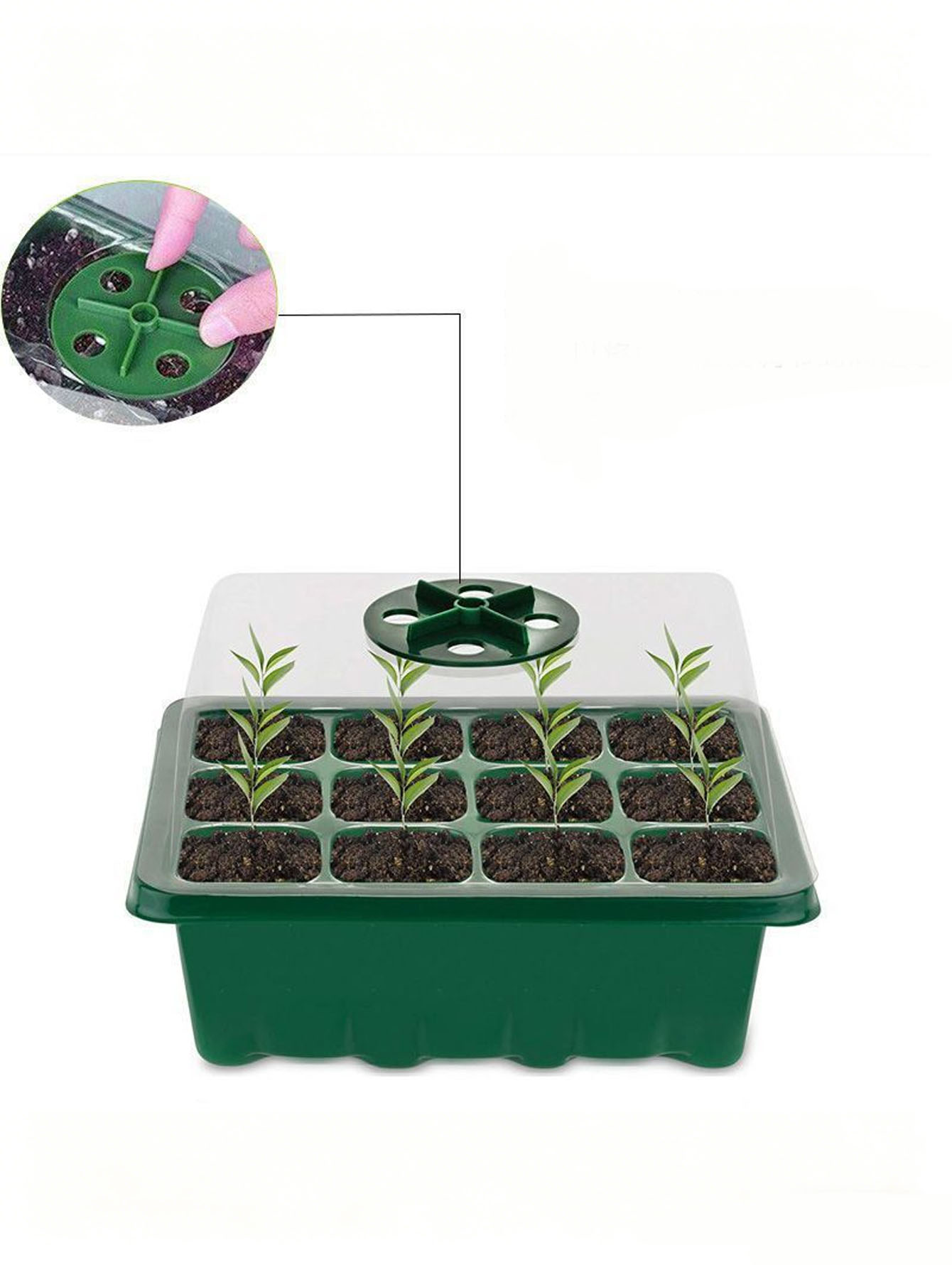 1/2pc 6/12-Hole Seedling Tray, - Seed Starter Tray ulasan dan harga