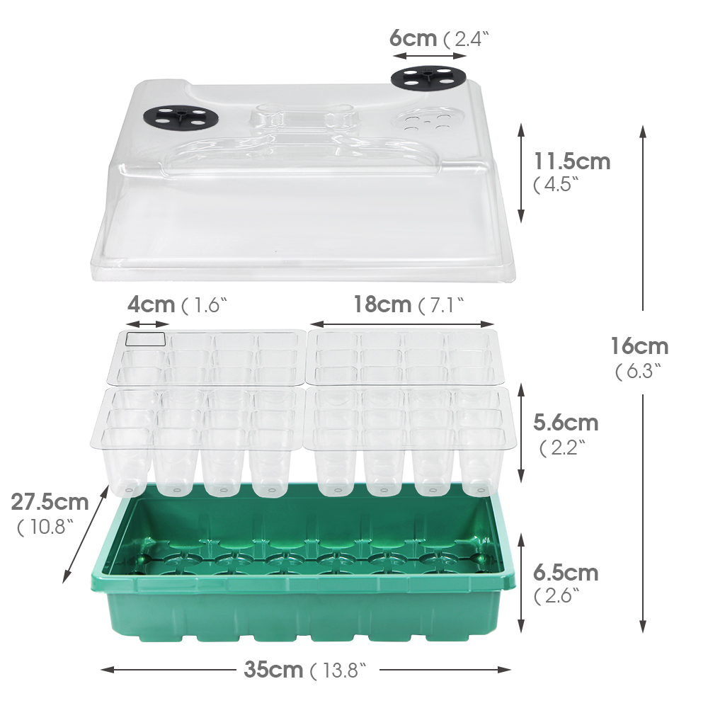 Warm Seedlings Box Heating Mat - Seed Starter Tray ulasan dan harga