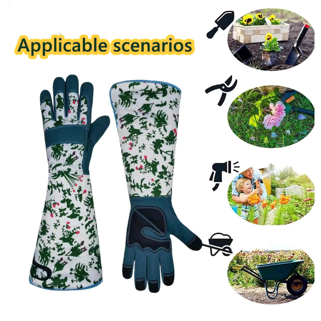 Women's Long Sleeve Gardening  - Garden Gloves ulasan dan harga