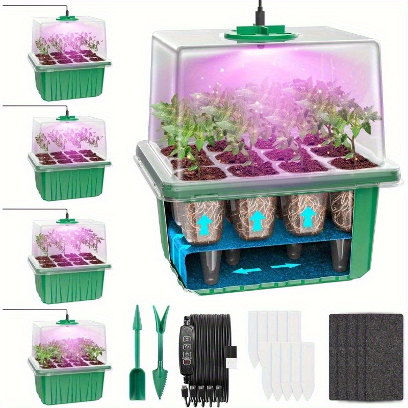 LED Grow Light Garden Plant Su - Seed Starter Tray ulasan dan harga