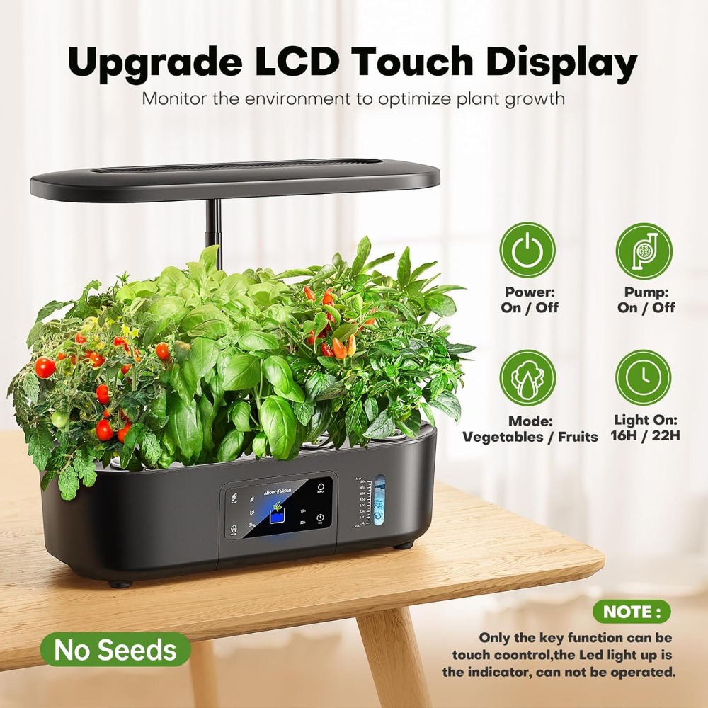 12-Pod Indoor Hydroponic Garde - Indoor Herb Garden ulasan dan harga