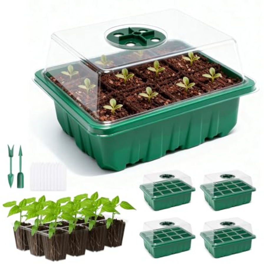 5 Packs Seed Starter Tray with - Seed Starter Tray ulasan dan harga