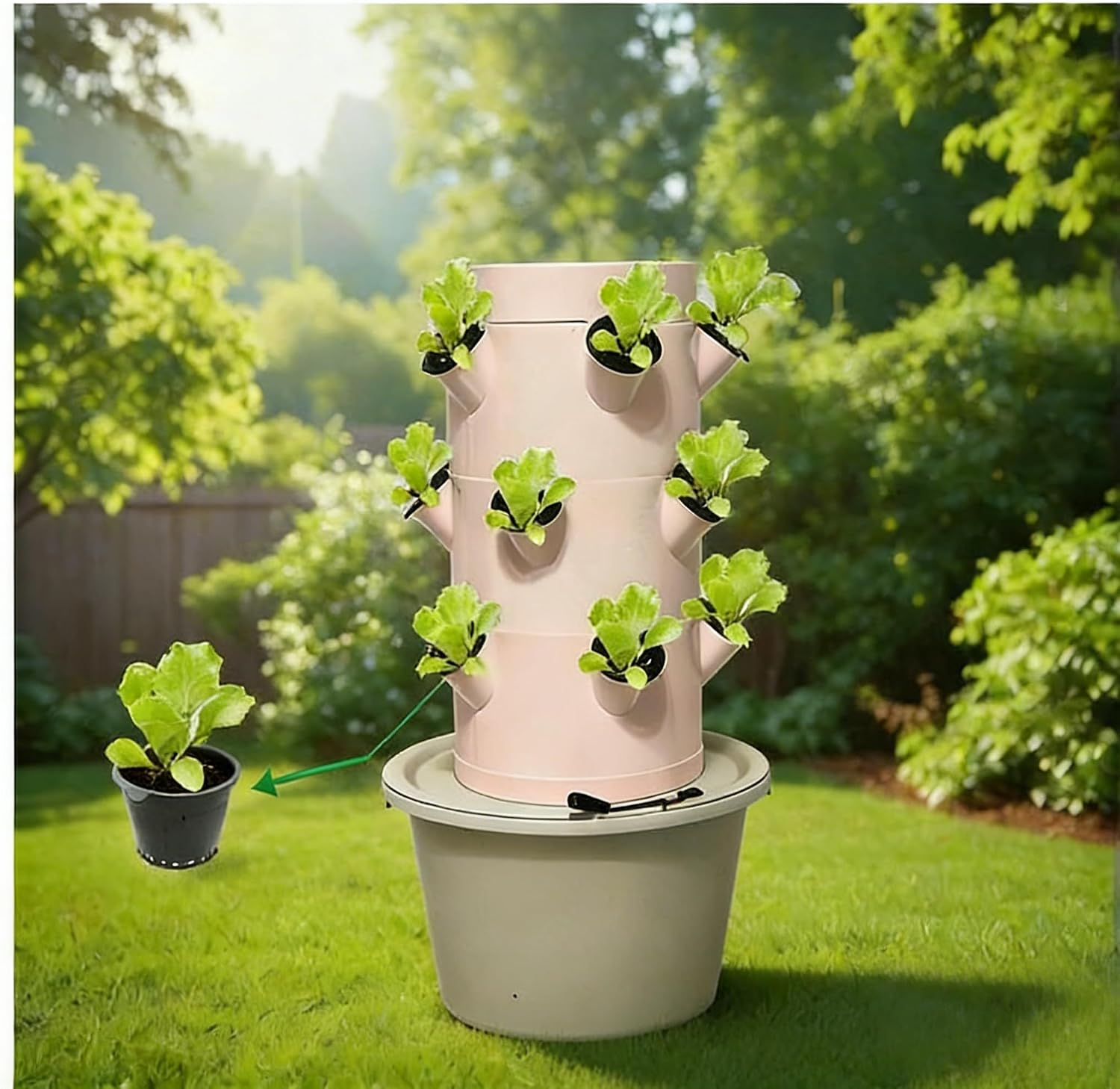 Vertical Hydroponic Growing Sy - Hydroponic Kit ulasan dan harga