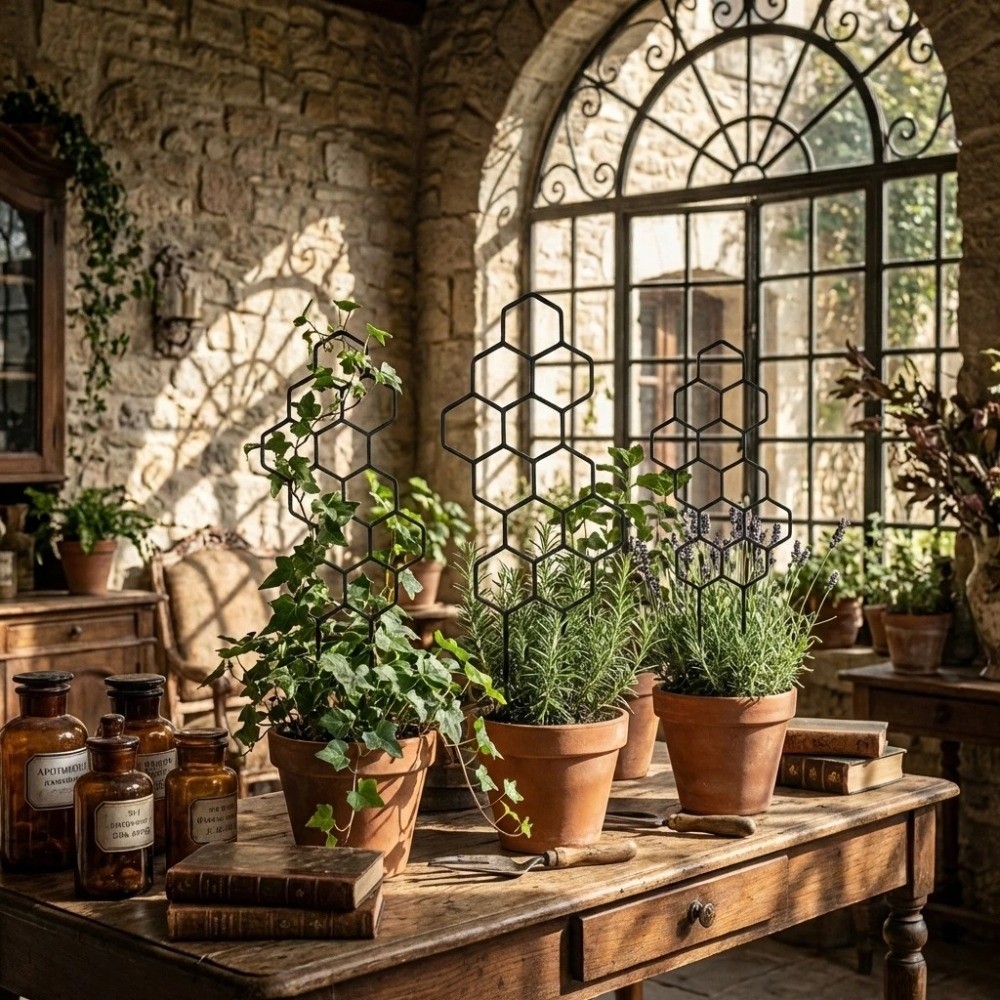 Honeycomb Design Plant Trellis - Indoor Herb Garden ulasan dan harga