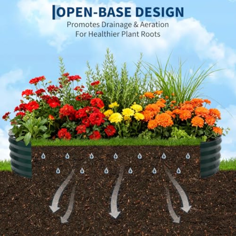 Outdoor galvanized steel raise - Raised Garden Bed ulasan dan harga