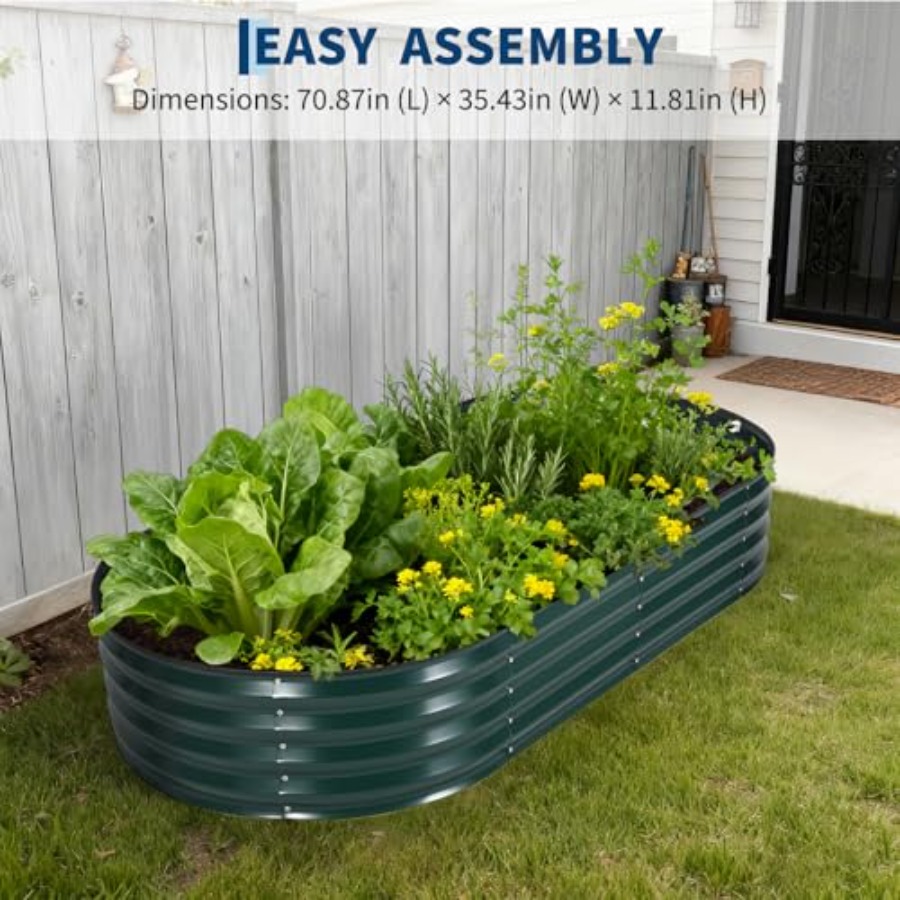 Outdoor galvanized steel raise - Raised Garden Bed ulasan dan harga