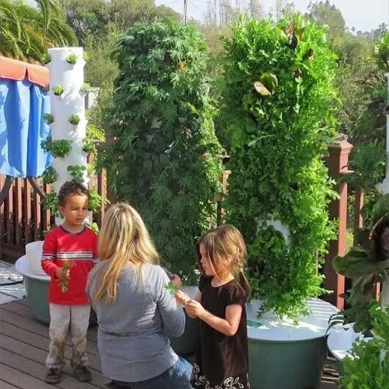 Vertical Hydroponic Grow Tower - Vertical Planter ulasan dan harga